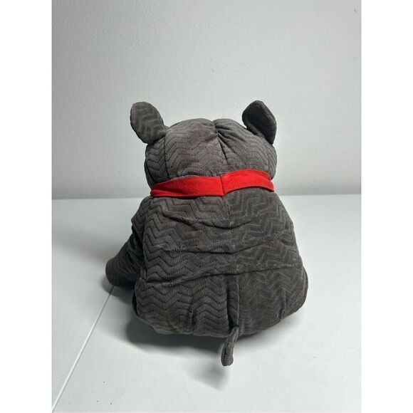 Hug & Luv Gray Bull dog with heart collar Plush Toy Stuffed Animal 11” See Notes - Picture 5 of 9